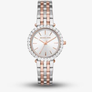 Michael Kors MK4515 Silver Rose Gold Wristwatch for Women