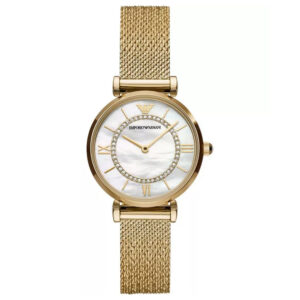 Emporio Armani AR11321 Gold Wristwatch for Women