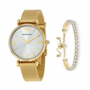 Emporio Armani AR1957 Gold Wristwatch for Women
