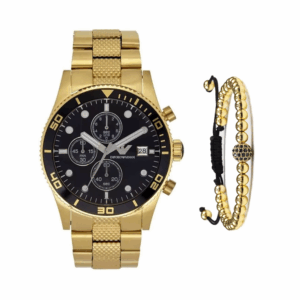 Emporio Armani AR5857 Gold Wristwatch for Men