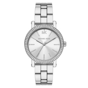 Michael Kors MK3190 Silver Inlaid Wristwatch for Women
