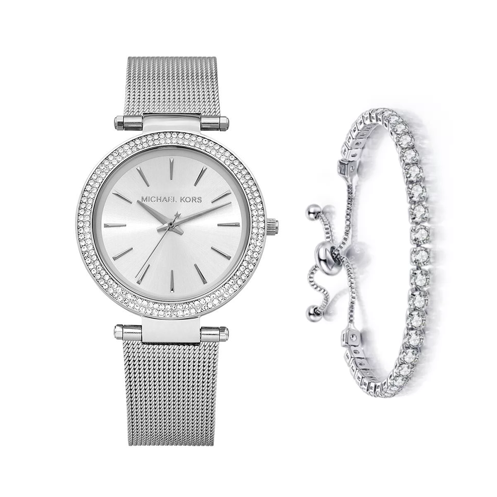 Michael Kors MK3367 Darci Silver Wristwatch for Women