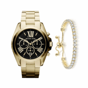 Michael Kors MK5739 Gold Black Dial Wristwatch