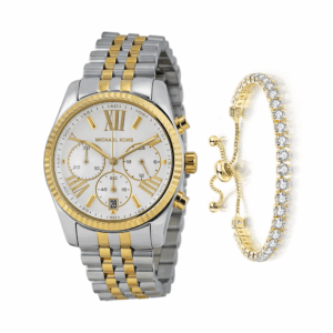 Michael Kors MK5955 Gold Bezel Wristwatch for Women