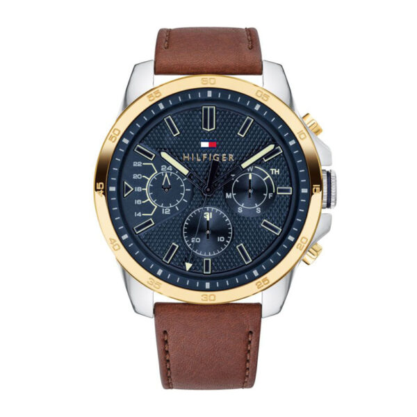 Tommy Hilfiger TH1791561 Brown Leather Wristwatch for Men