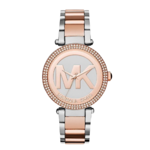 Michael Kors MK6314 Silver Rose Gold Wristwatch for Women