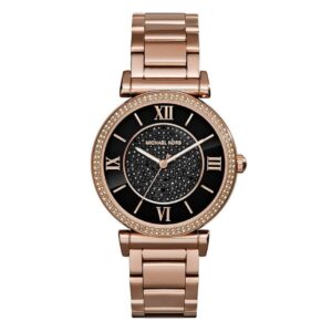 Michael Kors MK3356 Sparkling Rose Gold Wristwatch for Women