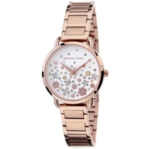 Michael Kors MK3841 Rose Gold Flower Wristwatch for Women