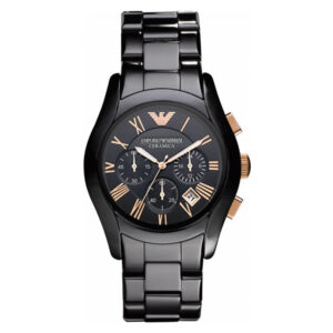 Emporio Armani AR1410 Valente Black Rose Gold