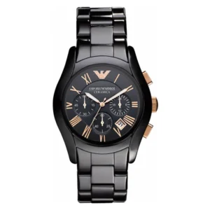 Emporio Armani AR1410 Valente Black Rose Gold