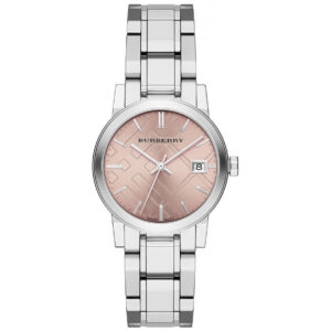 BURBERRY BU9124 Sophisticated Silver Wristwatch for Women