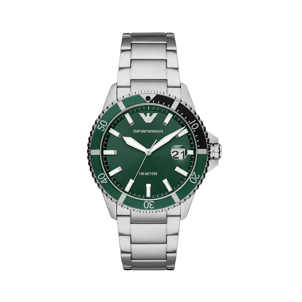 Emporio Armani AR11338 Green Sports Wristwatch for Men