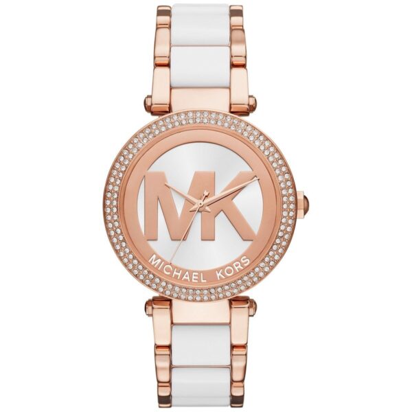 Michael Kors MK6365 Rose Gold White Wristwatch for Women