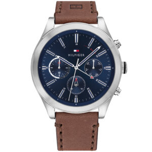 Tommy Hilfiger TH1791741 Brown Leather Wristwatch for Men