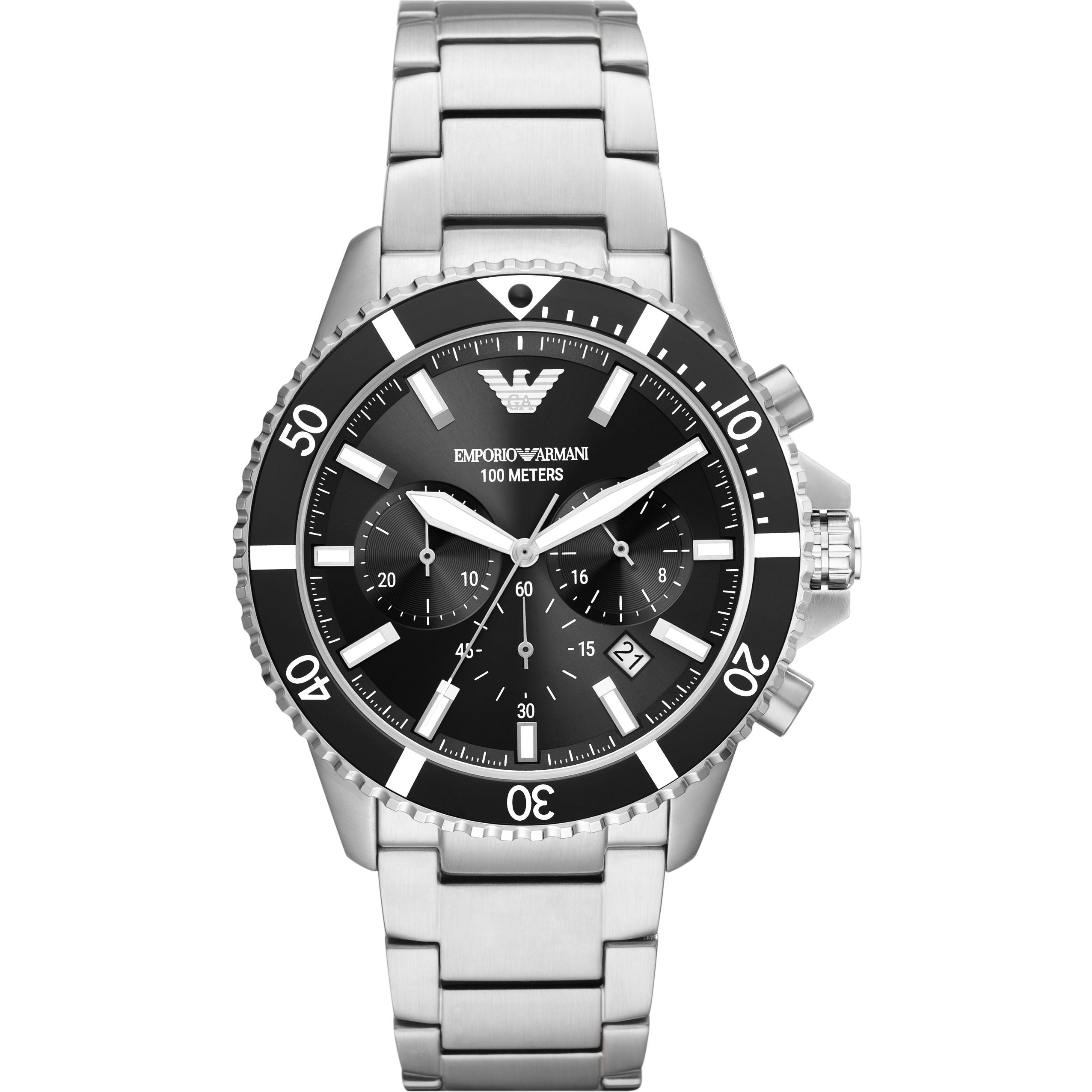 Emporio Armani AR11360 Chronograph Stainless Steel Watch for Men