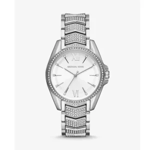 Michael Kors MK6687 Whitney Three-Hand Pavé Steel Watch