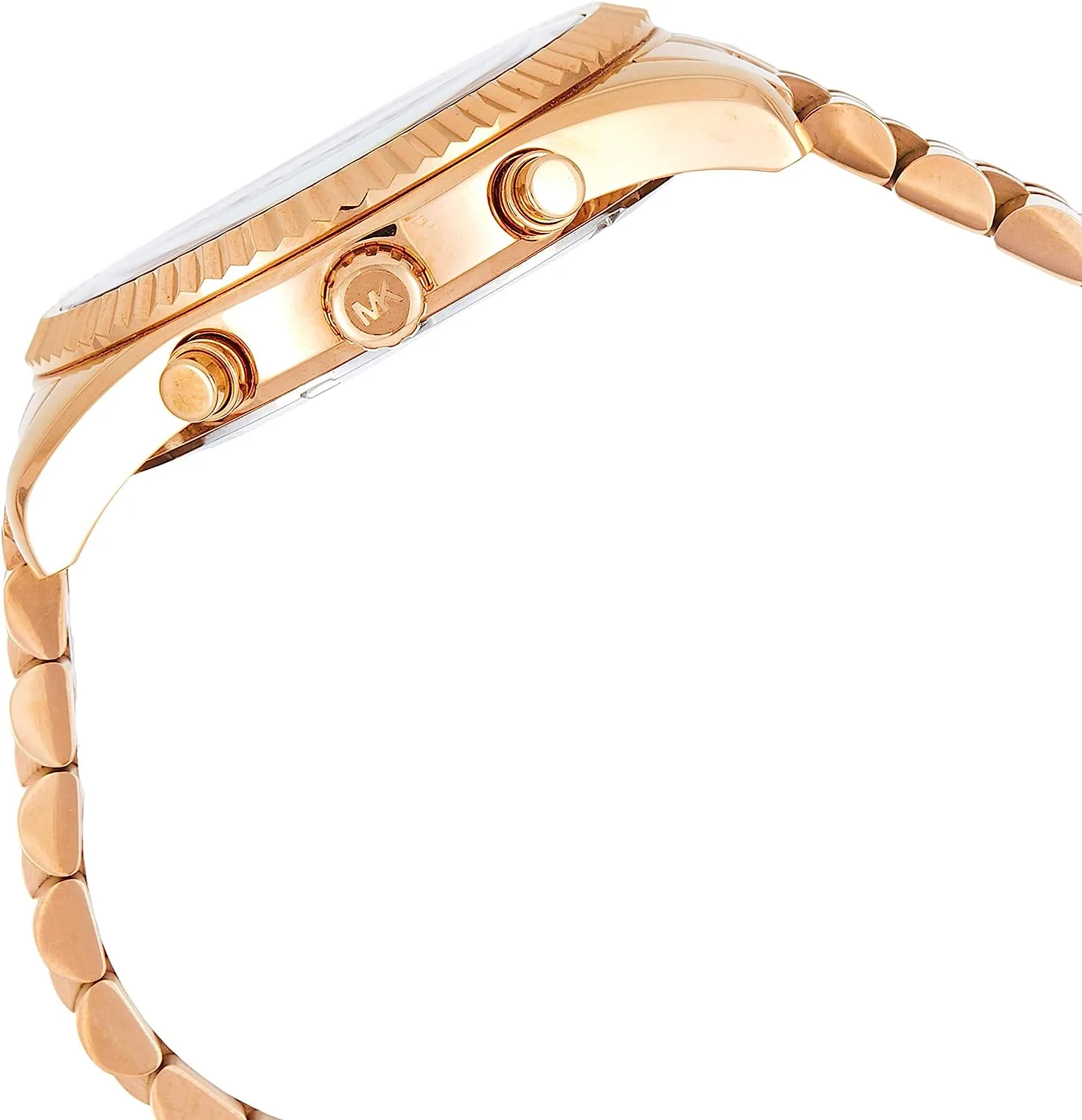 Michael Kors MK8319 Rose Gold Steel Bracelet Chronograph Watch for