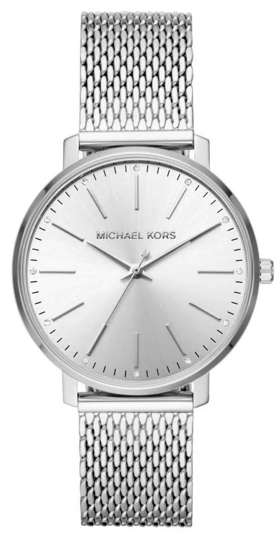 Michael Kors MK4338 Silver Minimalist Wristwatch for Women Jonathan's