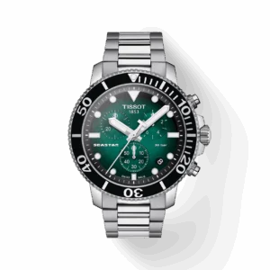 Tissot T120.417.11.091.01 SEASTAR Chronograph Quartz Green Dial Men's Watch