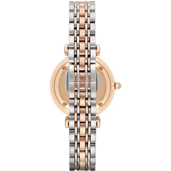 Emporio Armani AR1926 Silver Rose Gold Wristwatch for Women