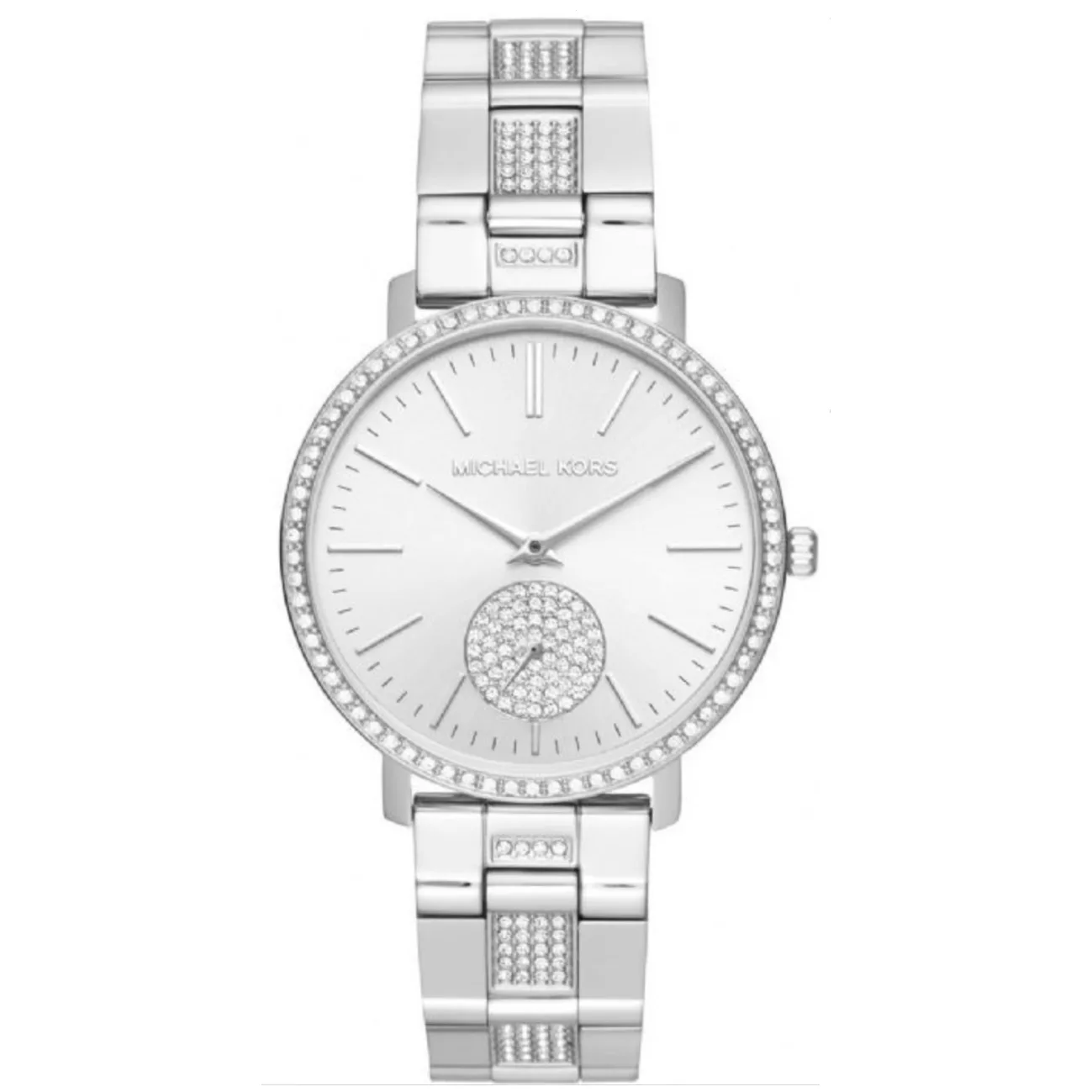 Michael Kors MK3600 Dazzling Silver Wristwatch for Women 