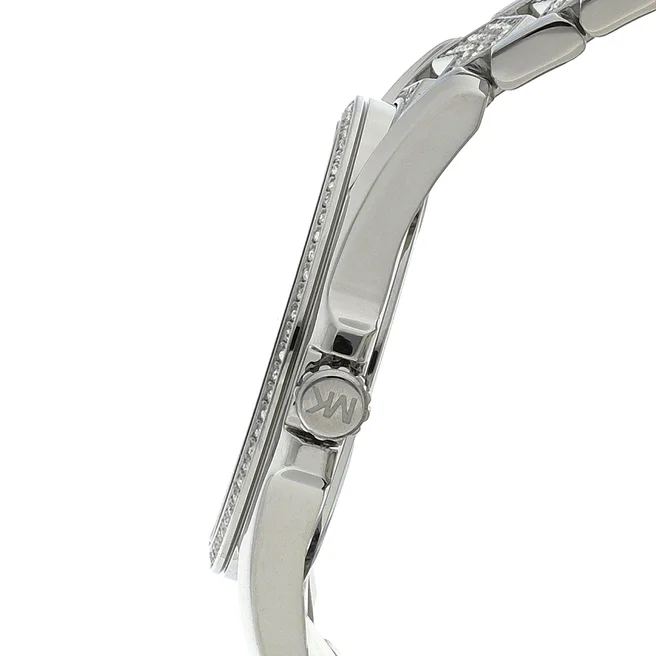 Michael Kors MK6687 Whitney Three-Hand Pavé Steel Watch