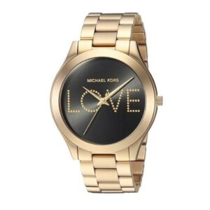Michael Kors MK3803 Women's Slim Runway Gold Watch