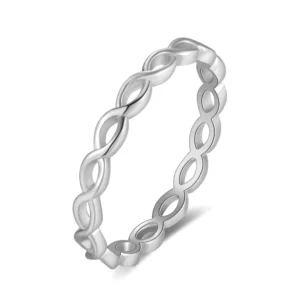 925 Sterling Silver luminous womens ring Size 7