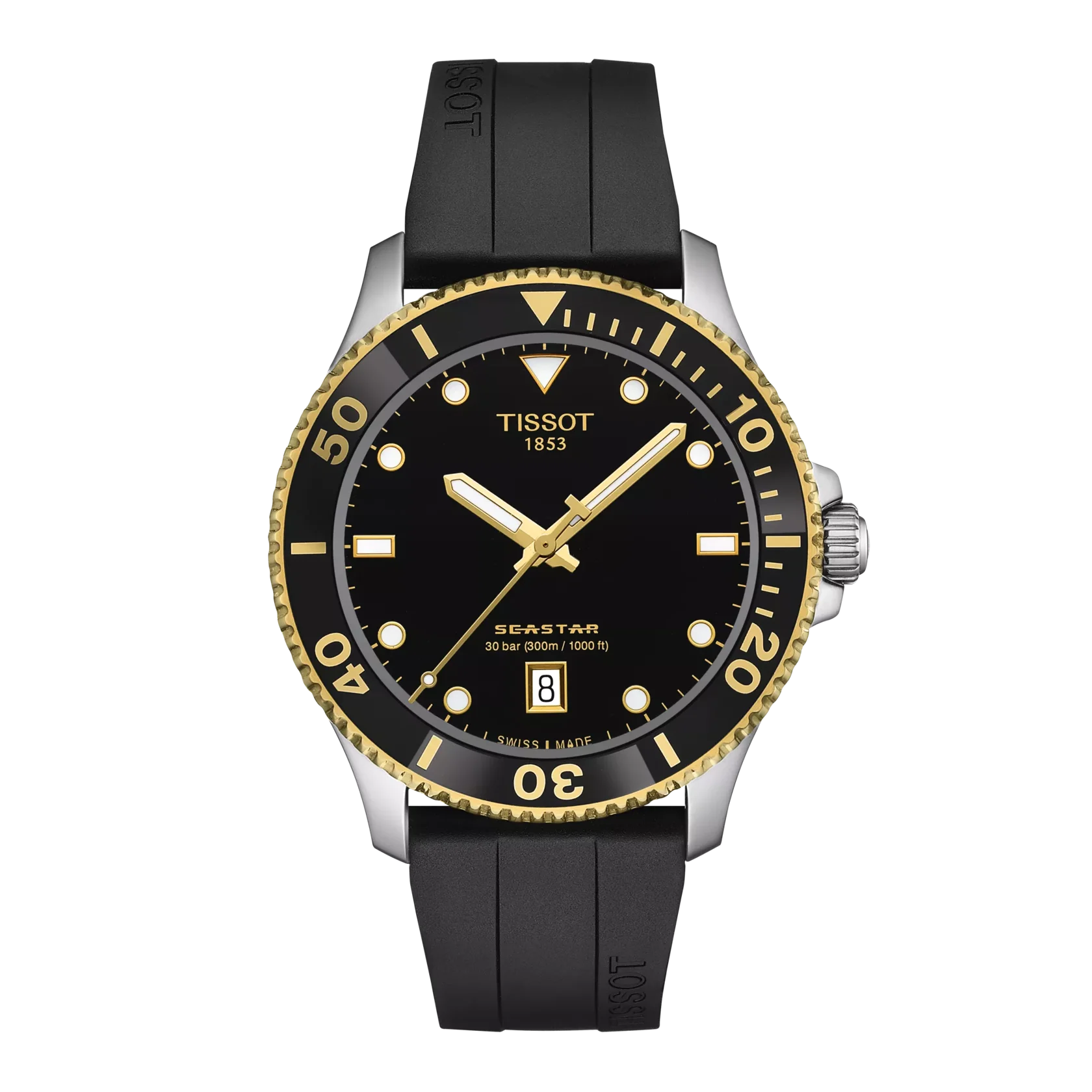 Tissot T120.410.27.051.00 Seastar 1000 40mm black dial watch for man