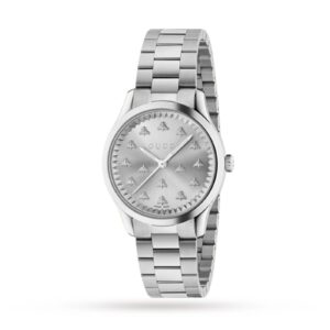Gucci YA1265031 G-Timeless Silver Dial watch for woman