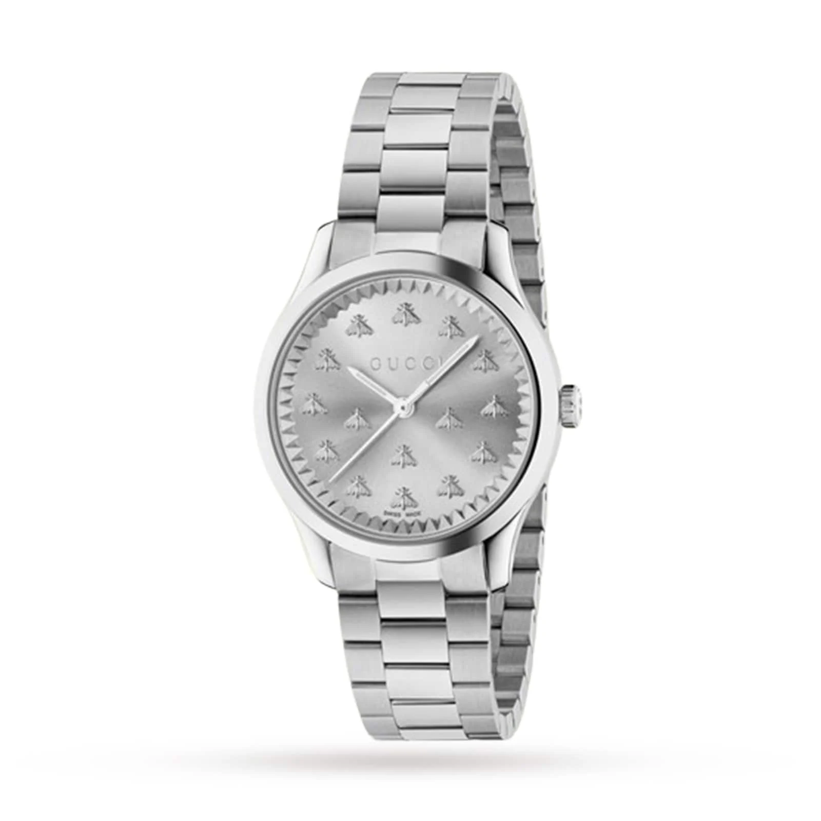 Gucci YA1265031 G-Timeless Silver Dial watch for woman