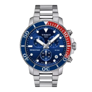 Tissot T120.417.11.041.03 Seastar 1000 Quartz chronograph blue dial