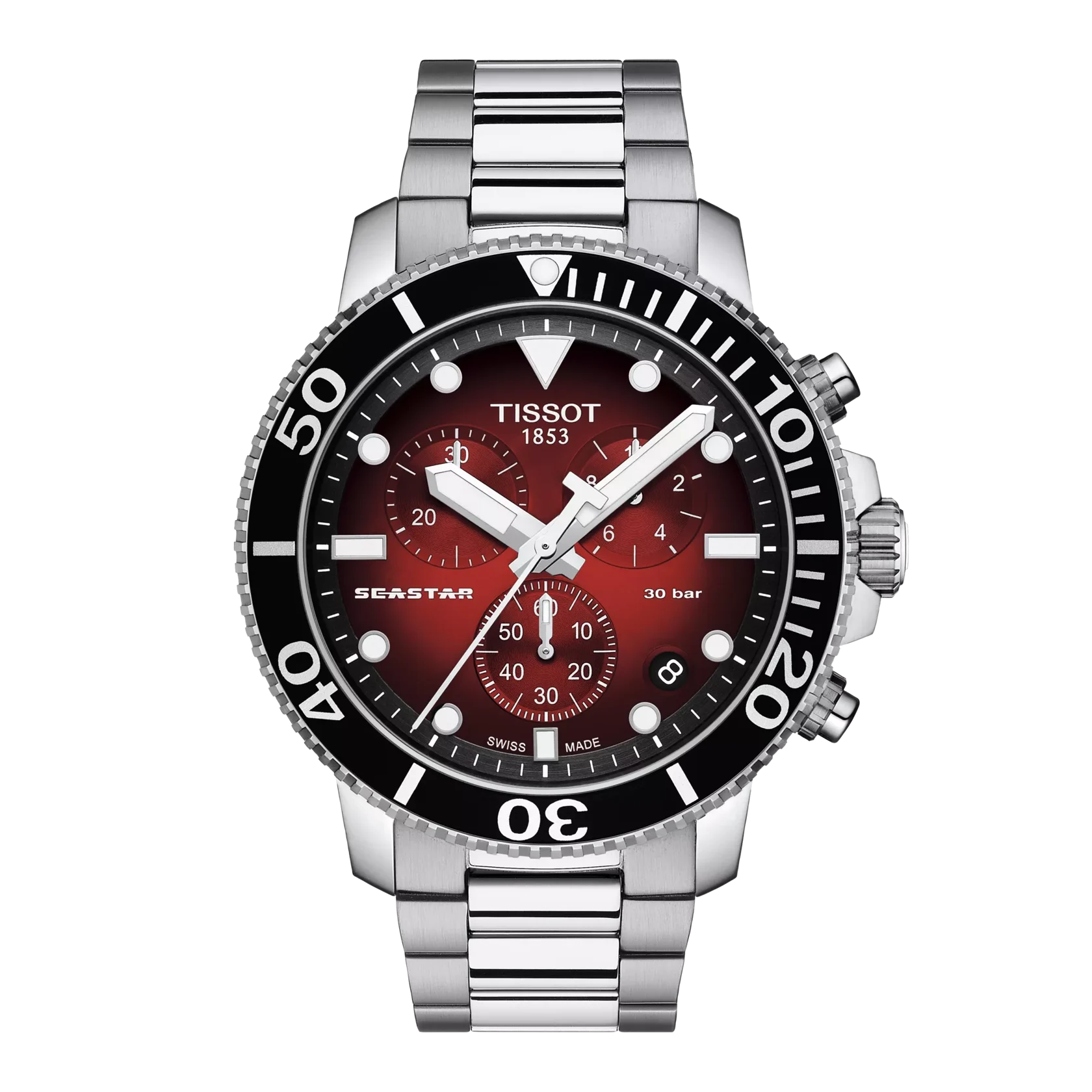 Tissot T120.417.11.421.00 Seastar 1000 Quartz chronograph red dial
