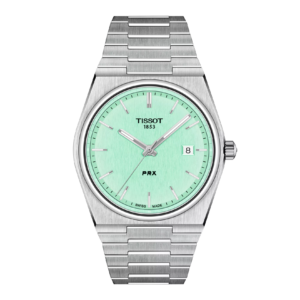 Tissot T137.410.11.091.01 PRX 40mm light green dial silver watch for him