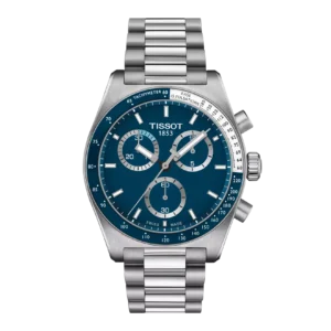 Tissot T149.417.11.041.00 PR516 Chronograph blue dial silver watch for him