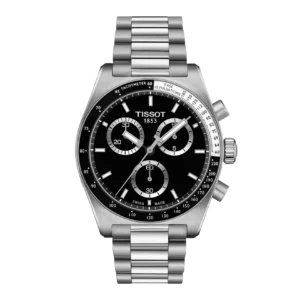 Tissot T149.417.11.051.00 PR516 Chronograph black dial silver watch for him