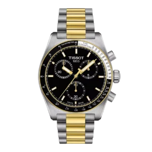Tissot T149.417.22.051.00 PR516 Chronograph black dial silver and gold watch for man