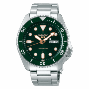 Seiko SRPD63K1 5 Sports SKX Series Green dial watch for men