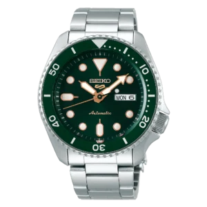 Seiko SRPD63K1 5 Sports SKX Series Green dial watch for men