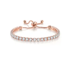 Rose Tennis Bracelet
