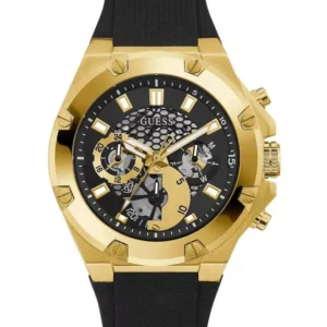 GUESS GW0334G2 Men's Multifunction Stainless Steel gold Watch