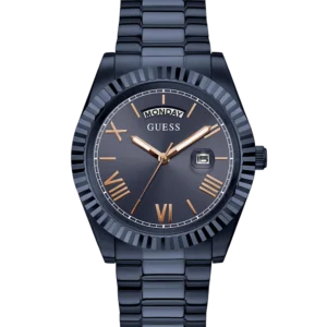 GUESS GW0265G9 blue toned Analog Stainless Steel blue dial watch