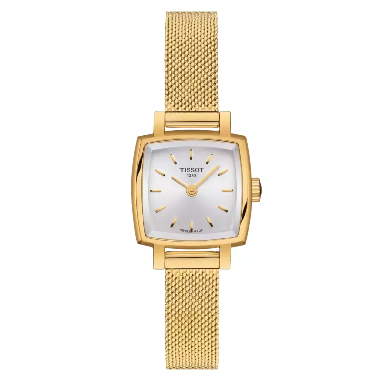 Tissot T058.109.33.031.00 Lovely Square Gold White Dial