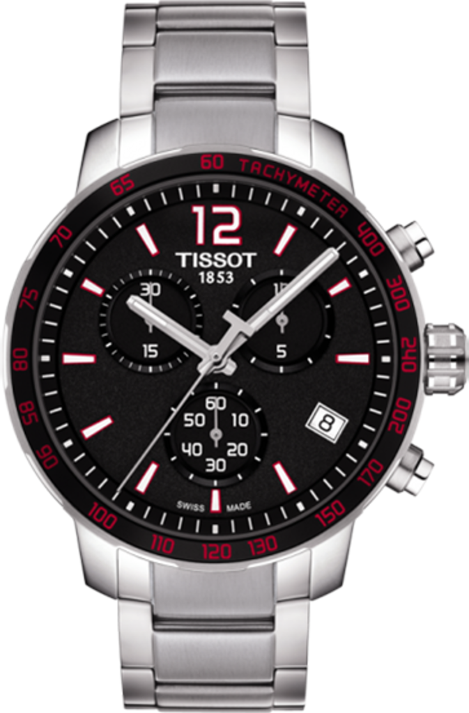 Tissot T095.417.11.057.00 Quickster Silver Black&Red