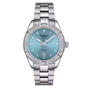 Tissot T101.910.11.351.00 PR 100 Lady Sport Chich Silver Blue Dial