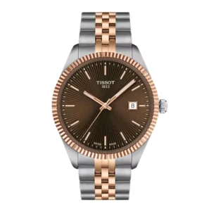 Tissot T156.410.22.291.01 Ballade Silver&Rosegold Brown Dial