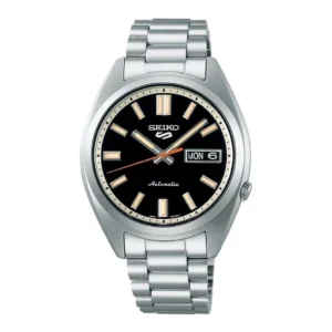 Seiko 5 Sports SRPK89K1 Black Dial Stainless Steel Watch for Men