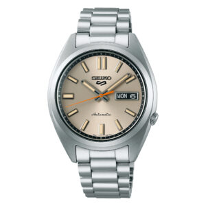 Seiko SRPK91K1 Ivory Dial Stainless Steel Watch for Men