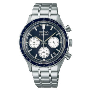 Seiko SSB477P1 Blue Dial Stainless Steel Chronograph Watch for Men