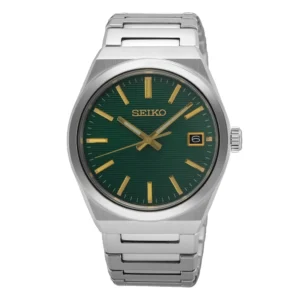 Seiko SUR601P1 Green Dial Stainless Steel Watch for Men